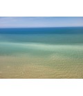Arc en mer • photo aérienne depuis ULM