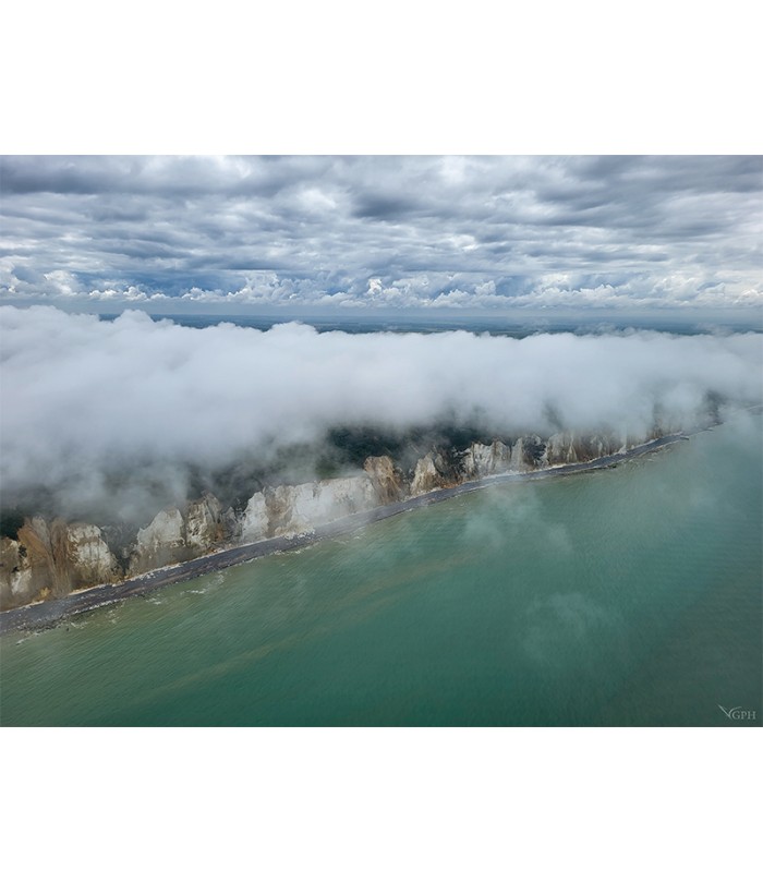 ça mousse • photo aérienne depuis ULM