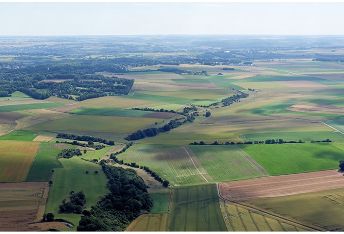 La campagne autour de Dieppe